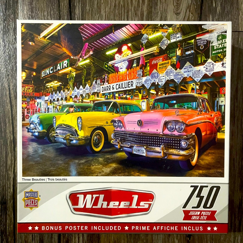 Master Pieces Three Beauties 750 piece puzzle 🧩